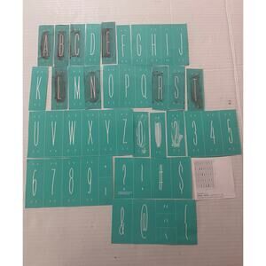 Chalk Couture Handwritten Front Letter Transfers